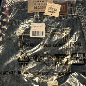 Ariat M4 Relaxed Boot Cut Jeans in Blue